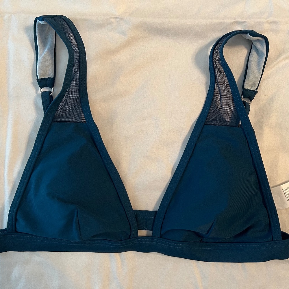 Cupshe Bikini top- Blue Small